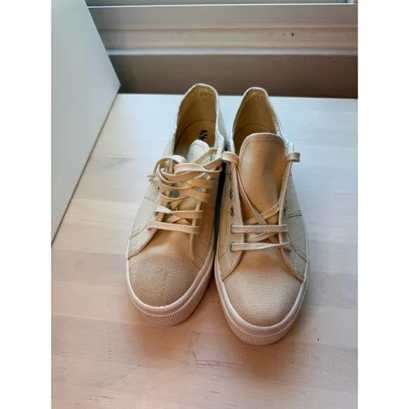 SUPERGA 2750 PLATFORM SNEAKERS CAMEL size 41.5 / US 10