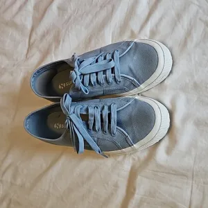 Superga Light Blue Sneakers Women's Size 9.5