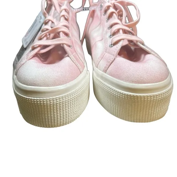 Superga New Pink Tie Dye Platform Canvas Sneakers Women’s Size 9.5​​​​