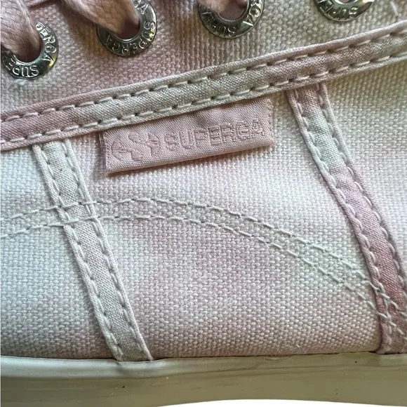 Superga New Pink Tie Dye Platform Canvas Sneakers Women’s Size 9.5​​​​