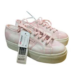 Superga New Pink Tie Dye Platform Canvas Sneakers Women’s Size 9.5​​​​