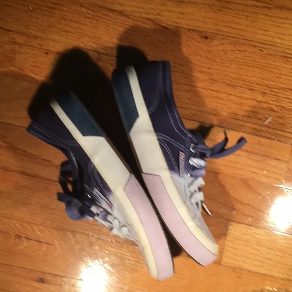 Superga sneakers classic kicks ombré blue/white rye dye