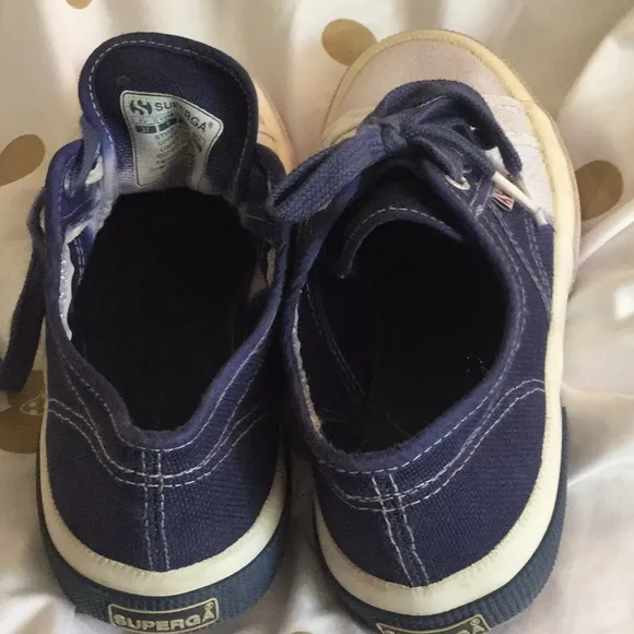 Superga sneakers classic kicks ombré blue/white rye dye