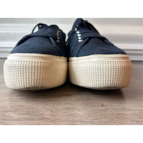 Superga canvas platform sneakers 7.5