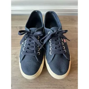 Superga canvas platform sneakers 7.5