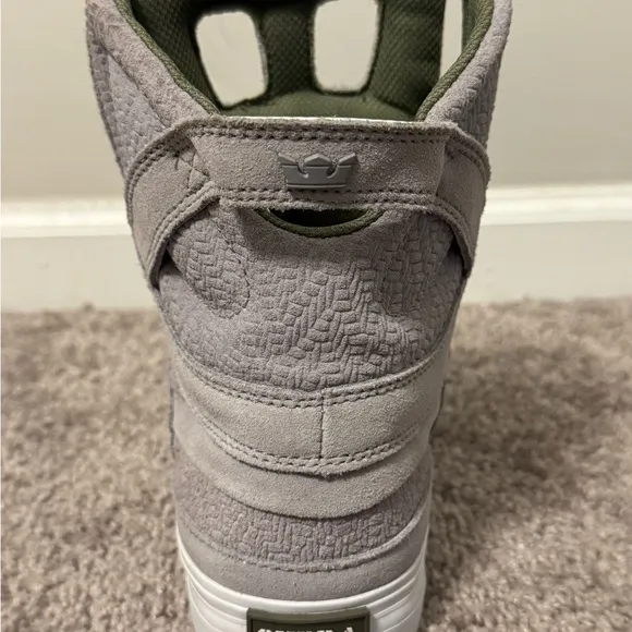 Supra RARE Chad Muska Pro Skytop II Light Grey/Olive Green Men’s 9.5