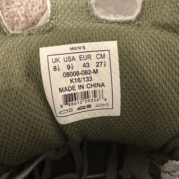 Supra RARE Chad Muska Pro Skytop II Light Grey/Olive Green Men’s 9.5