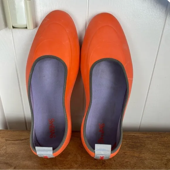 SWIMS Men's Classic Galosh in Orange size XL