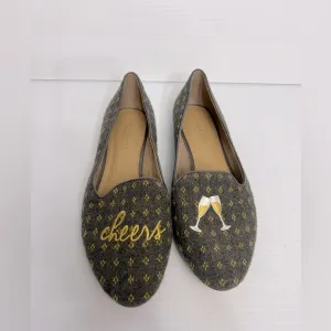 TALBOTS gray wool novelty flats (Cheers) size 91/2M