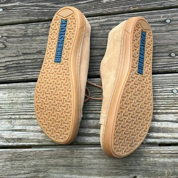 Tan Suede Sneakers with Rubber Sole size 40 (7-7 1/2) regular width