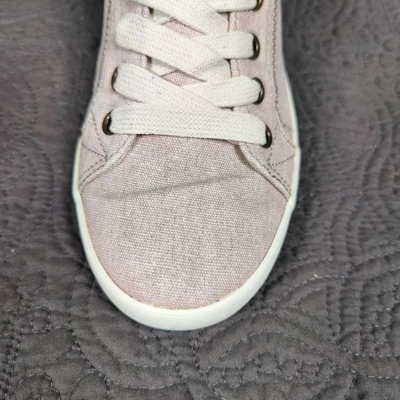TAOS Plim Soul Neutral Rose Pink Casual Canvas Lace Up Sneaker Flats Women's 7.5