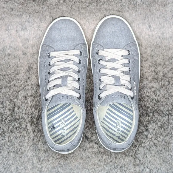 Taos Star Canvas Sneakers Grey Women's 8