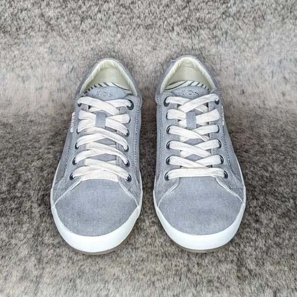 Taos Star Canvas Sneakers Grey Women's 8