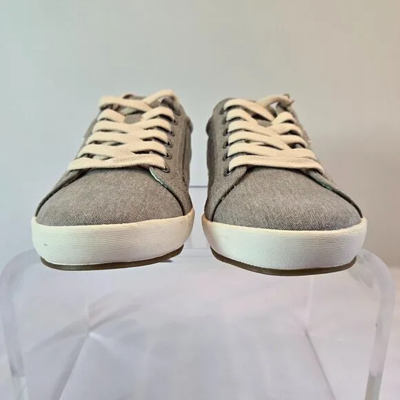 TAOS Star Women's Sneakers- Iconic Canvas Style Sz: 7.5 Grey Wash