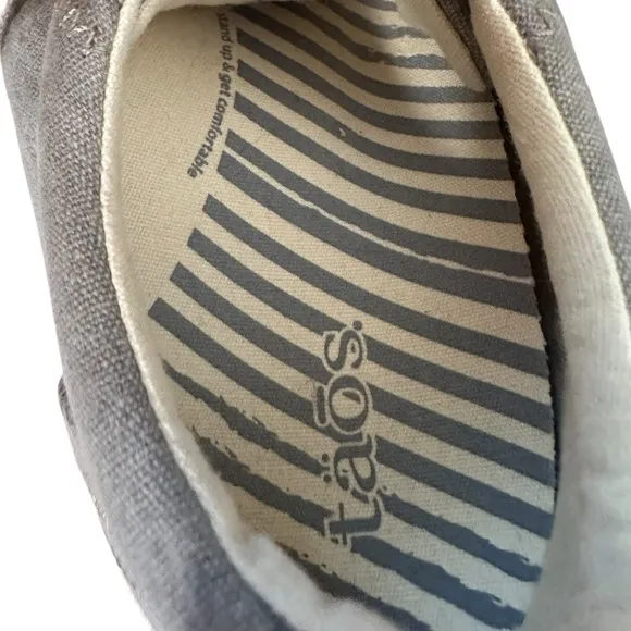 Taos | Woman’s Star Canvas Sneakers in Grey Wash Canvas Size 10