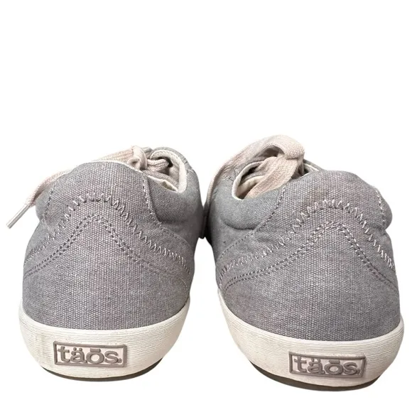 Taos | Woman’s Star Canvas Sneakers in Grey Wash Canvas Size 10