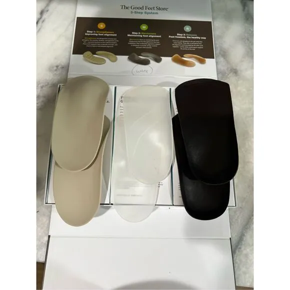 The Good Feet Store 3‑Step Arch Support System | Strengthener Maintainer Relaxer