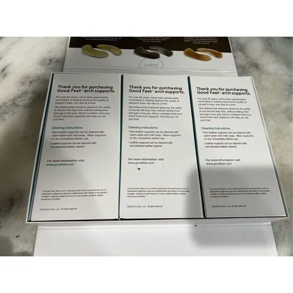The Good Feet Store 3‑Step Arch Support System | Strengthener Maintainer Relaxer