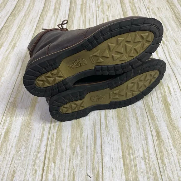 The North Face Dark Brown Leather Ballard Lace II Boots