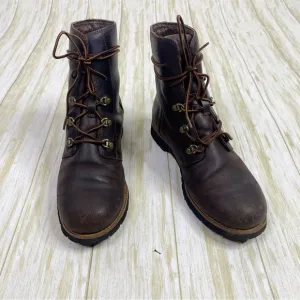 The North Face Dark Brown Leather Ballard Lace II Boots