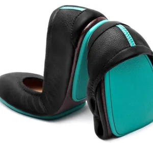 Tieks matte black ballet flats sz 9