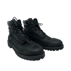 Timberland 6&quot; Premium Boots 7 Y grade school waterproof leather black shoes