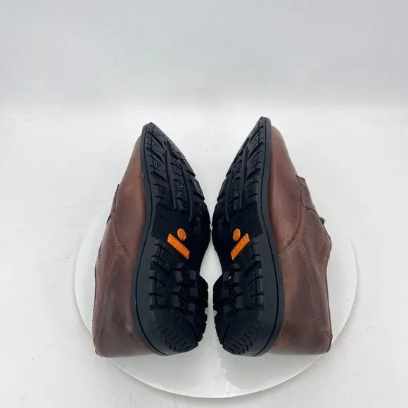 Timberland 72521 Men Size 10M Brown Leather Waterproof Derby Work Shoes