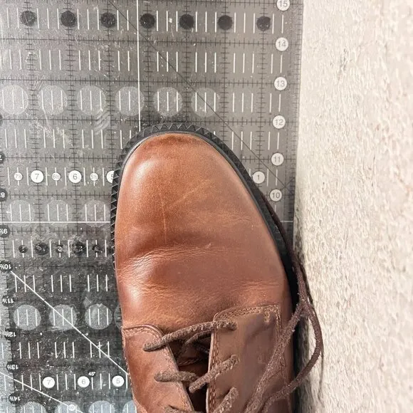 Timberland 72521 Men Size 10M Brown Leather Waterproof Derby Work Shoes