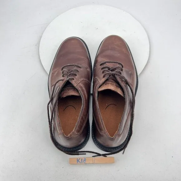 Timberland 72521 Men Size 10M Brown Leather Waterproof Derby Work Shoes