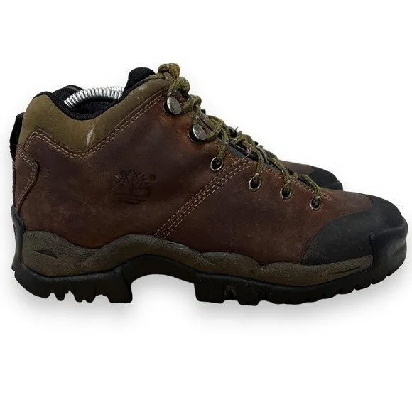 Timberland ACT Hiking Boots Women 9 / Men 8 Brown Black 68092 Outdoors Leather