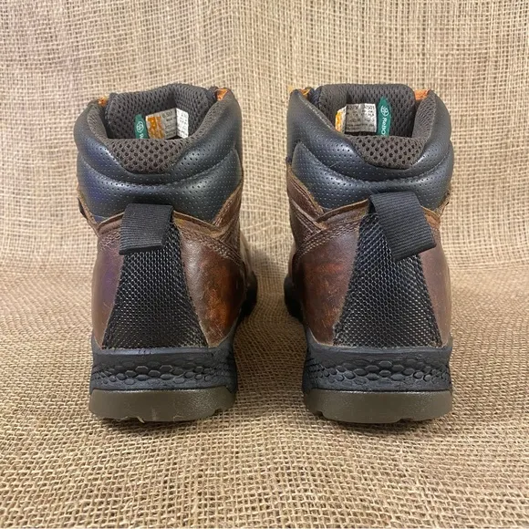 Timberland Boots PRO TiTAN EV 6&quot;Waterproof Comp Toe Work Brown  Size 8.5 M
