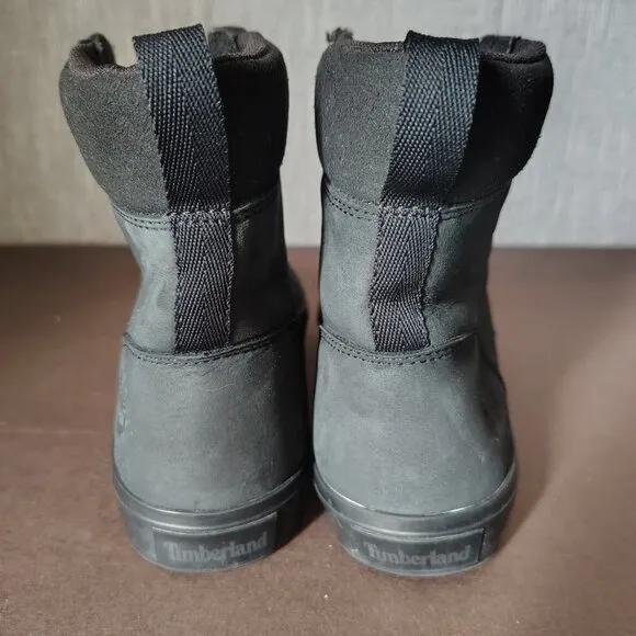 Timberland Boots Womens Size 7.5 Black Skyla Bay 6&quot; Ankle Bootie Shoes Flats
