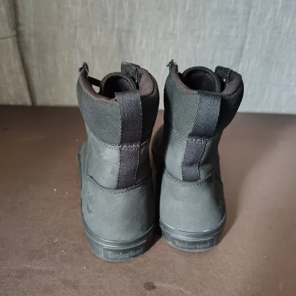 Timberland Boots Womens Size 7.5 Black Skyla Bay 6&quot; Ankle Bootie Shoes Flats