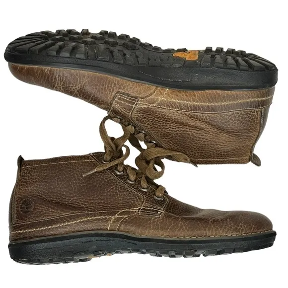 Timberland Brown Leather Chukka Hiking Boots