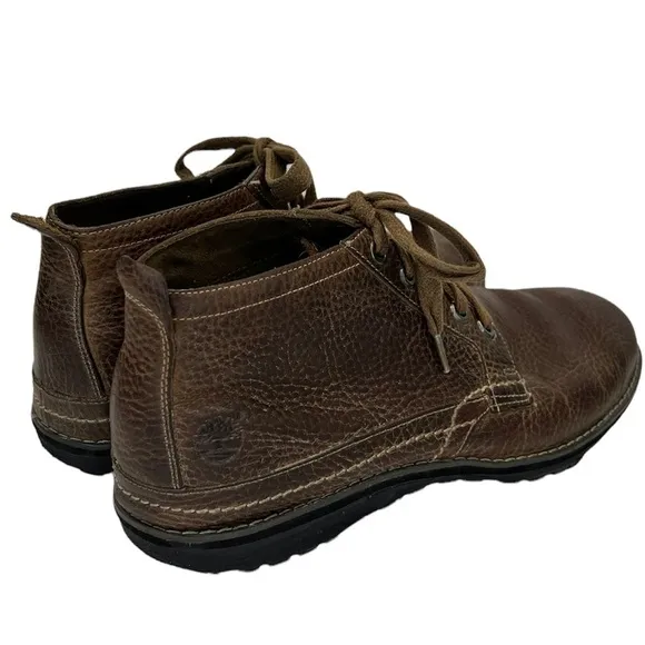 Timberland Brown Leather Chukka Hiking Boots