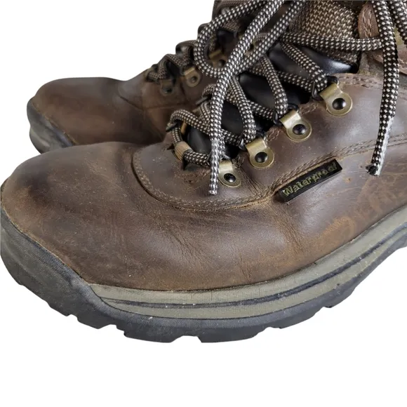 Timberland brown waterproof hiking boots Size 8.5