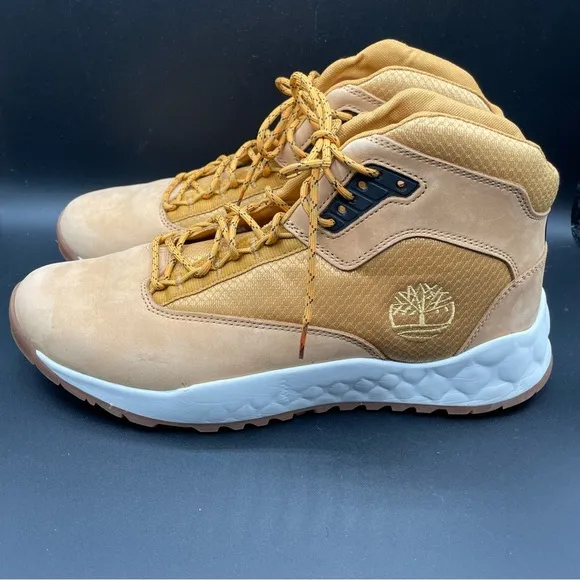Timberland, Hiking Water, Repellent, Green Stride Men’s 10 1/2 Boot Tan‎ NWOB
