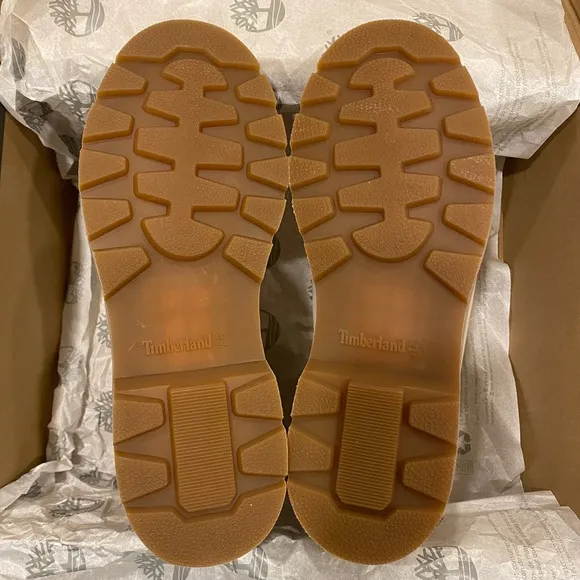 Timberland Linden Woods Light Taupe 6&quot; Waterproof Ankle Boots Bootie Shoes 8 NEW