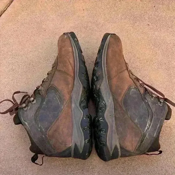Timberland Men's Mt. Maddsen Mid Waterproof Hiking Boots Brown Lace Up Sz 14