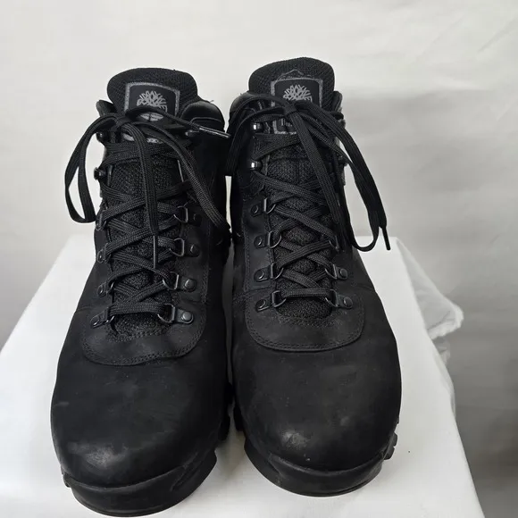Timberland Men's Waterproof Mid Hiking Boots Black Size 13 2731R