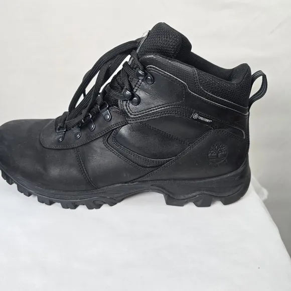 Timberland Men's Waterproof Mid Hiking Boots Black Size 13 2731R