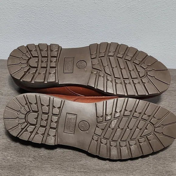 TIMBERLAND Oxford Shoes Mens 11.5  Brown Leather Waterproof Lug Sole Casual