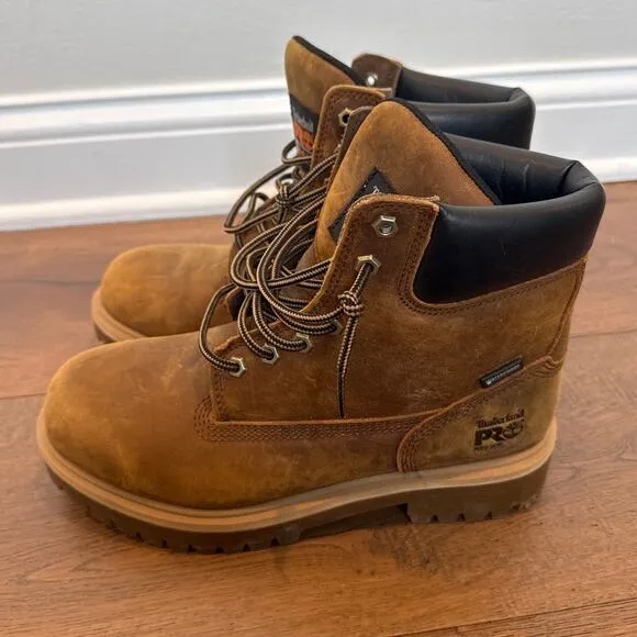 Timberland PRO 24/7 Direct Attach 6&quot; Waterproof Work Boot Brown Mens 8M