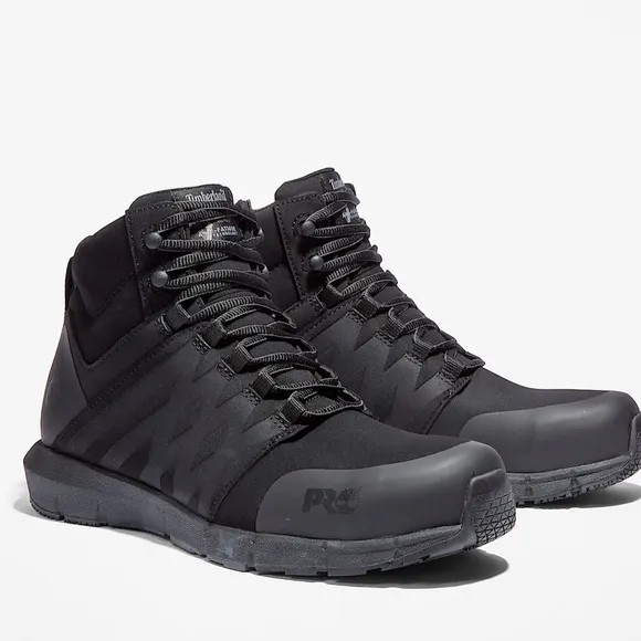 Timberland Pro Men's Radius Composite Toe Work Sneaker boot black size 13 M