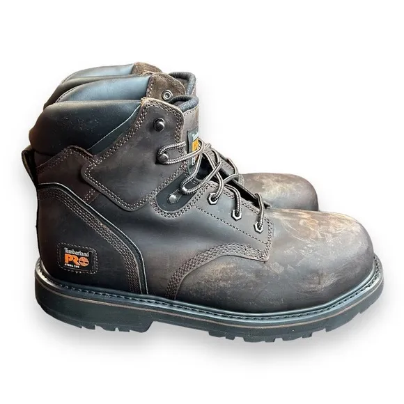 Timberland PRO Men's Size 14W Pit Boss 6&quot; Steel Toe Work Boot in Brown New