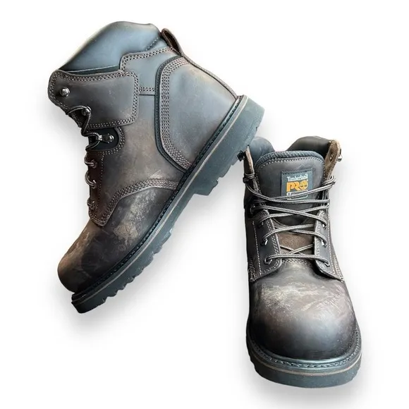 Timberland PRO Men's Size 14W Pit Boss 6&quot; Steel Toe Work Boot in Brown New