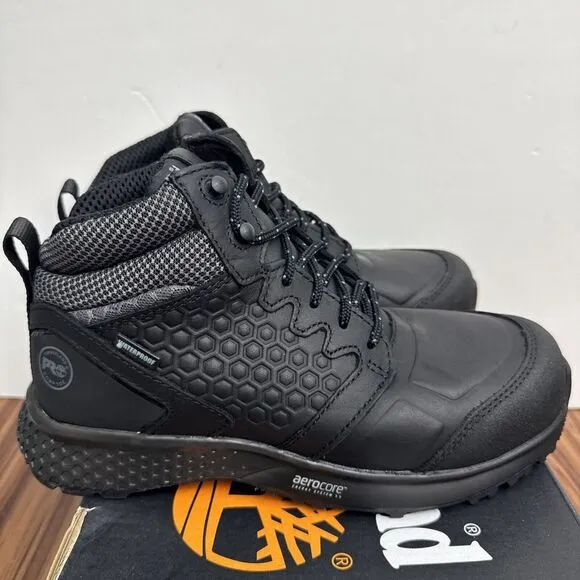 Timberland PRO Women's Composite Reaxion Black  Work &amp; Safety Boots Size 7.5 NEW