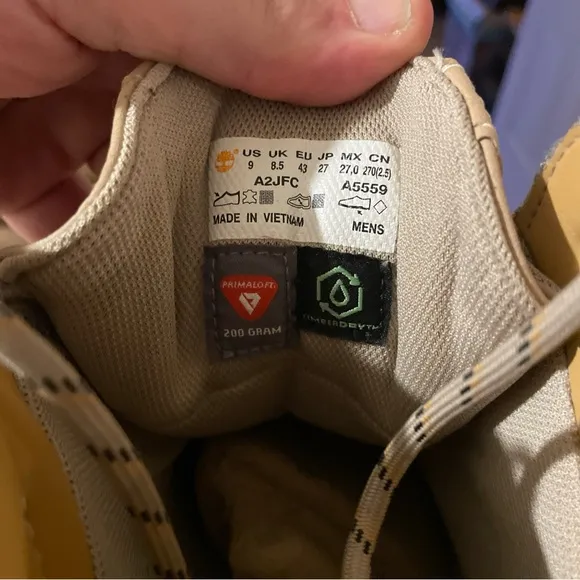 Timberland Tan Hiking Boots