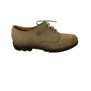 Timberland Waterproof Brown nubuck Oxford Mens Shoes Size 8.5 M 9912‎