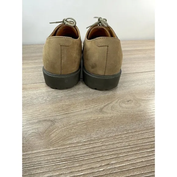 Timberland Waterproof Brown nubuck Oxford Mens Shoes Size 8.5 M 9912‎